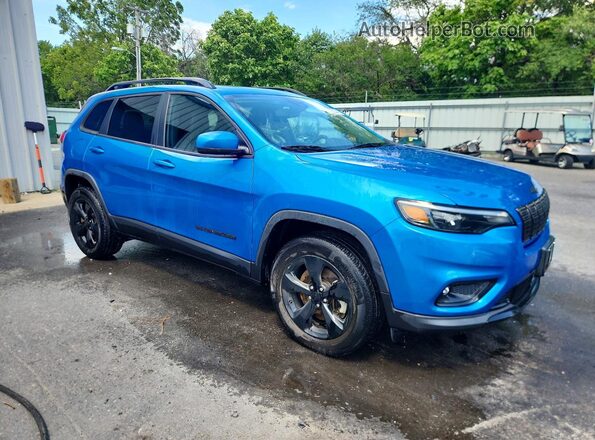 1C4PJMLB1MD242102 2021 JEEP CHEROKEE Blue Przód prawy