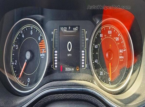 1C4PJMLB2LD506541 2020 JEEP CHEROKEE Black ხელსაწყოთა პანელის ხედი