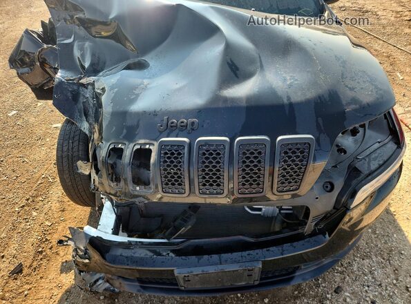 1C4PJMLB2LD651823 2020 JEEP CHEROKEE Black Widok wnętrza z tyłu