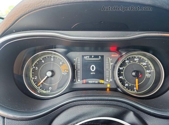 1C4PJMLB2LD651823 2020 JEEP CHEROKEE Black Widok zestawu wskaźników