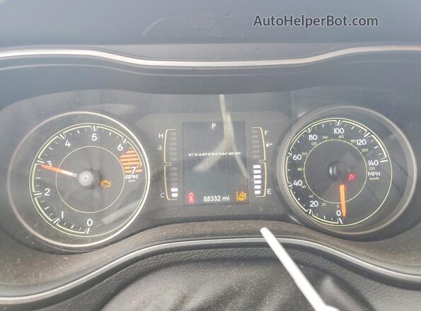 1C4PJMLB2MD178281 2021 JEEP CHEROKEE Orange Սարքավորումների վահանակի տեսք