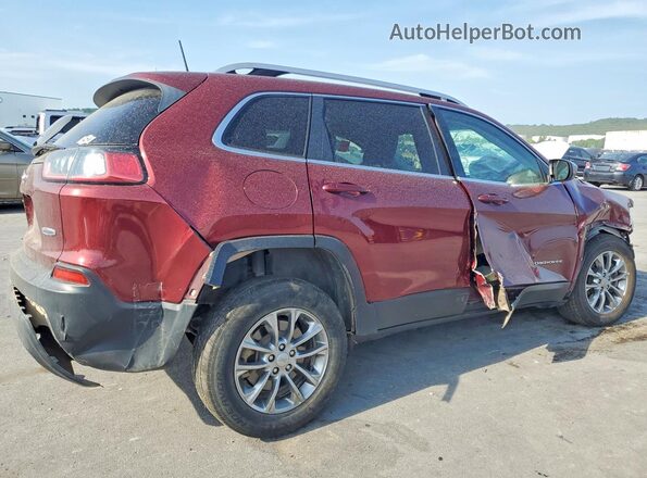 1C4PJMLB3KD198651 2019 JEEP CHEROKEE Red Rear right