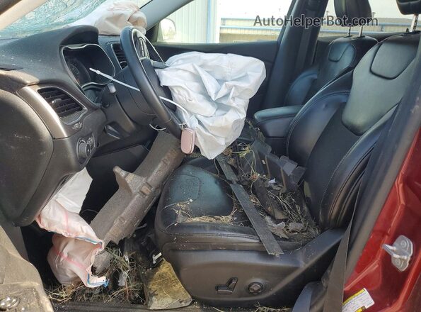 1C4PJMLB3KD198651 2019 JEEP CHEROKEE Red Front interior view