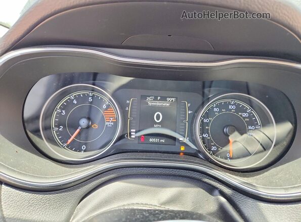 1C4PJMLB3LD603201 2020 JEEP CHEROKEE Black Widok zestawu wskaźników