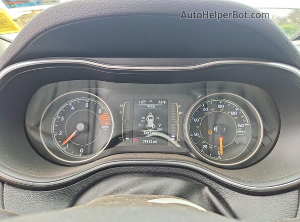 1C4PJMLB4KD398681 2019 JEEP CHEROKEE White Вид щитка приладів
