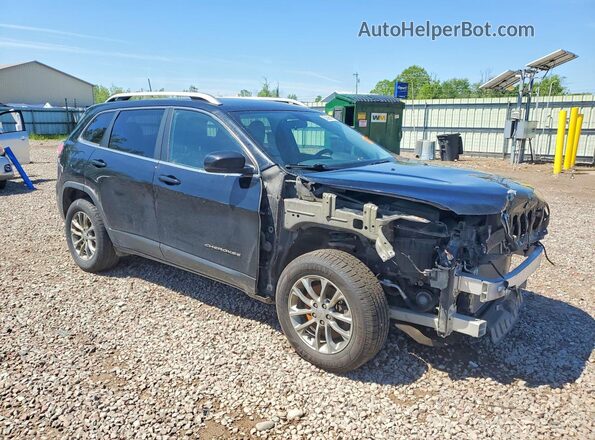 1C4PJMLB4KD436880 2019 JEEP CHEROKEE Black Передня права чверть