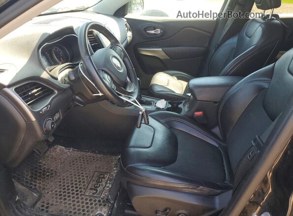 1C4PJMLB4KD436880 2019 JEEP CHEROKEE Black Вид салону спереду
