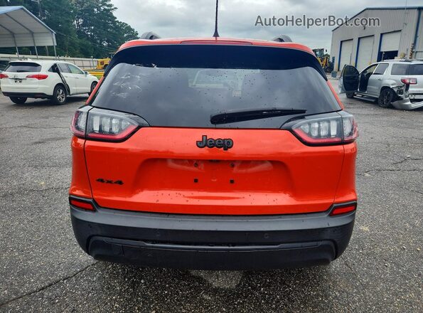 1C4PJMLB4MD178590 2021 JEEP CHEROKEE Orange Widok z tyłu
