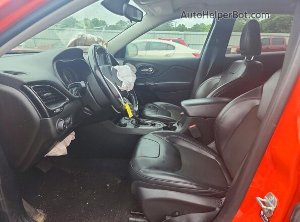 1C4PJMLB4MD178590 2021 JEEP CHEROKEE Orange Widok wnętrza z przodu