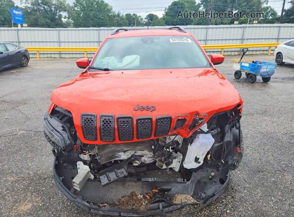 1C4PJMLB4MD178590 2021 JEEP CHEROKEE Orange Widok z przodu