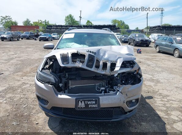 1C4PJMLB5KD362840 2019 JEEP CHEROKEE Серебряный Вид спереди