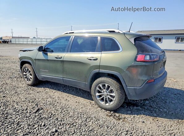 1C4PJMLB6KD254419 2019 JEEP CHEROKEE Green Trasero izquierdo
