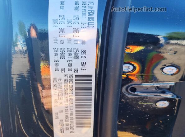 1C4PJMLB7KD321366 2019 JEEP CHEROKEE Black VIN կոդի պիտակի տեսք