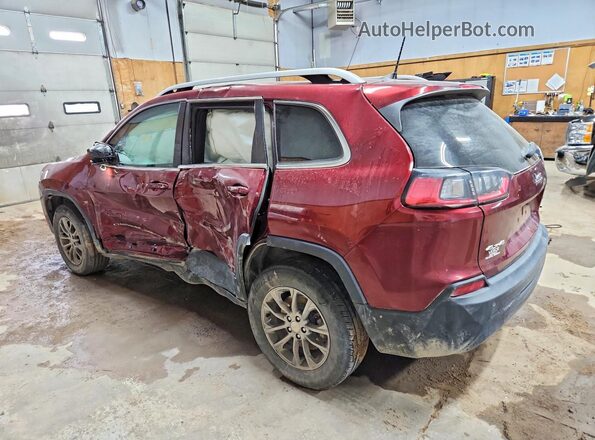 1C4PJMLB7KD407616 2019 JEEP CHEROKEE Burgundy Tył lewy