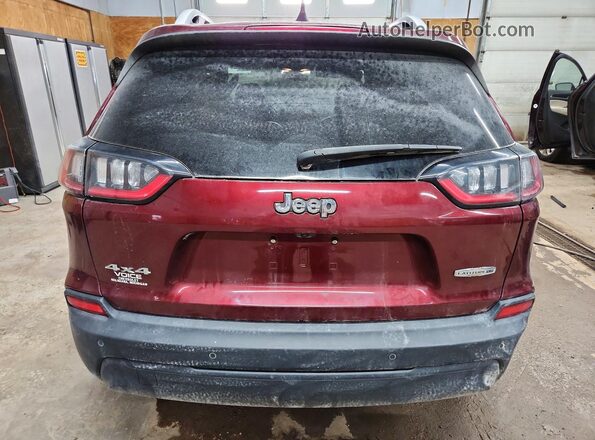 1C4PJMLB7KD407616 2019 JEEP CHEROKEE Burgundy Widok z tyłu
