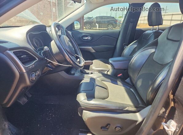 1C4PJMLB7LD501707 2020 JEEP CHEROKEE Black Widok wnętrza z przodu
