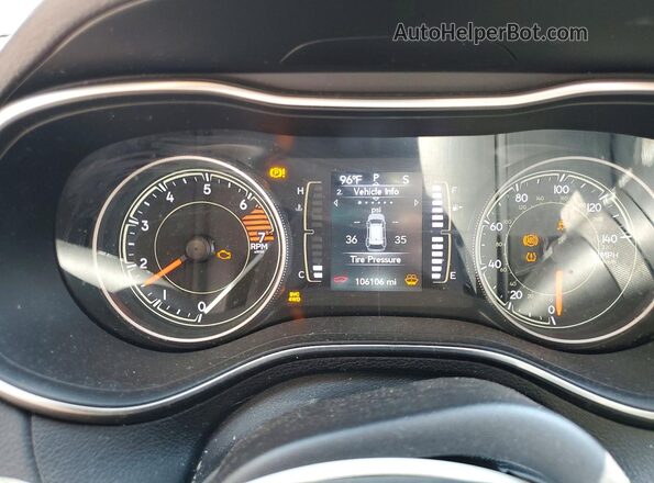 1C4PJMLB7LD625301 2020 JEEP CHEROKEE White ხელსაწყოთა პანელის ხედი