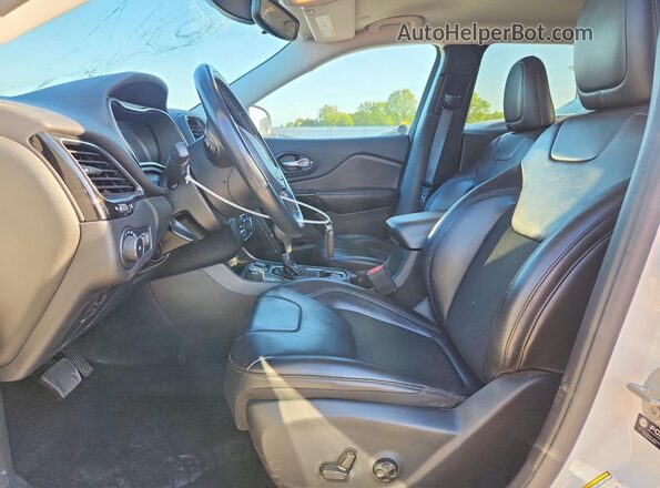 1C4PJMLB7MD182097 2021 JEEP CHEROKEE Белый Вид салона спереди