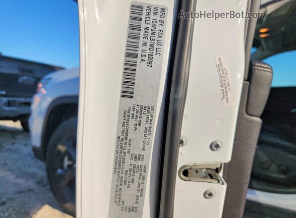 1C4PJMLB7MD182097 2021 JEEP CHEROKEE Белый Вид подкапотного пространства