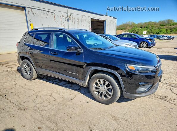 1C4PJMLB8KD423730 2019 JEEP CHEROKEE Black Przód prawy
