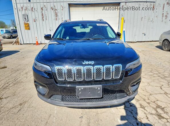 1C4PJMLB8KD423730 2019 JEEP CHEROKEE Black Widok z przodu