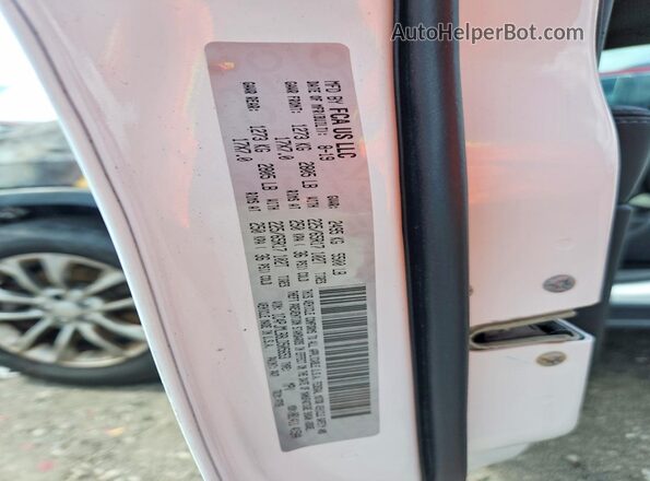 1C4PJMLB8LD505653 2020 JEEP CHEROKEE White VIN կոդի պիտակի տեսք