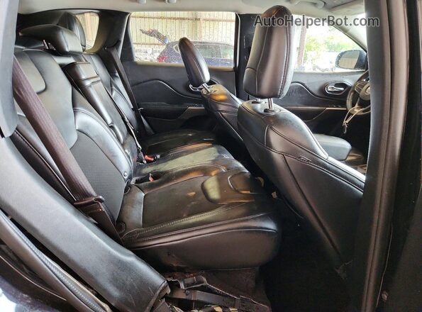 1C4PJMLB9KD181014 2019 JEEP CHEROKEE Black უკანა სავარძლების ხედი