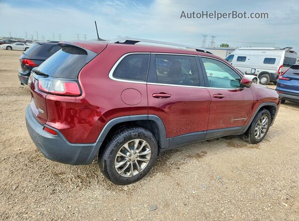 1C4PJMLB9KD258738 2019 JEEP CHEROKEE Maroon Tył prawy