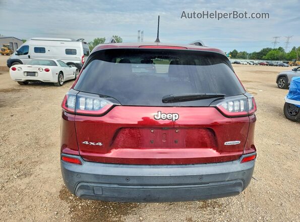 1C4PJMLB9KD258738 2019 JEEP CHEROKEE Maroon Widok z tyłu