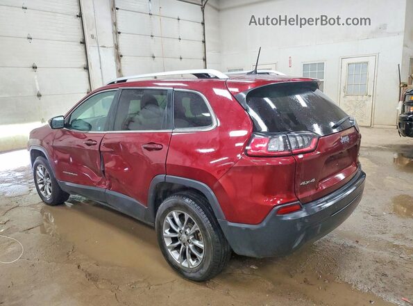 1C4PJMLB9LD560306 2020 JEEP CHEROKEE Burgundy Задня ліва чверть