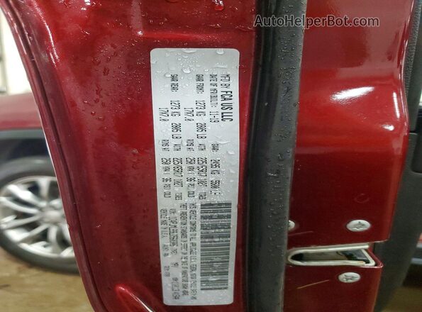 1C4PJMLB9LD560306 2020 JEEP CHEROKEE Burgundy Вид наклейки з VIN-кодом