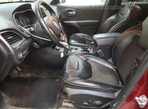 1C4PJMLB9LD560306 2020 JEEP CHEROKEE Burgundy Вид салону спереду