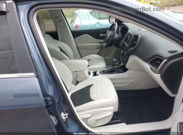 1C4PJMLB9MD125125 2021 JEEP CHEROKEE Blue Vista interior delantera