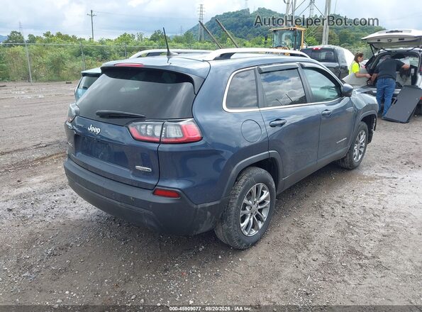 1C4PJMLB9MD125125 2021 JEEP CHEROKEE Blue Trasero derecho