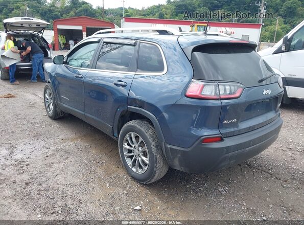 1C4PJMLB9MD125125 2021 JEEP CHEROKEE Blue Trasero izquierdo
