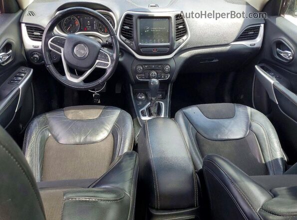 1C4PJMLBXJD541227 2018 JEEP CHEROKEE Black Առջևի վահանակի տեսք