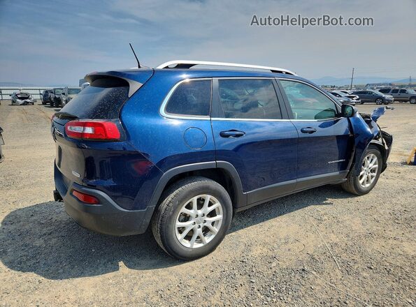 1C4PJMLBXJD569724 2018 JEEP CHEROKEE Синий Задняя правая четверть