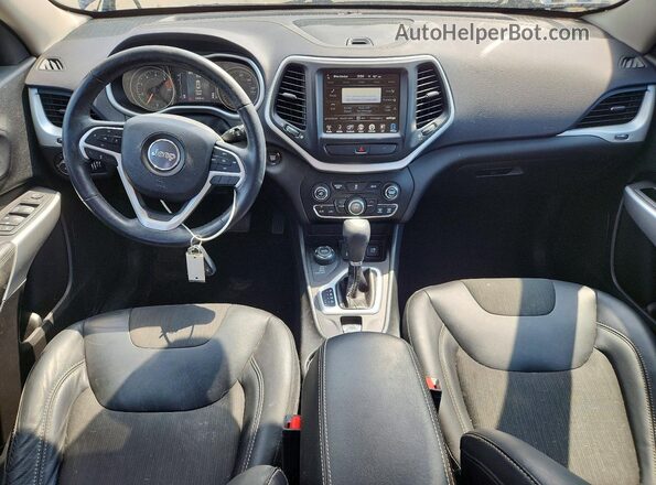 1C4PJMLBXJD569724 2018 JEEP CHEROKEE Синий Вид панели приборов