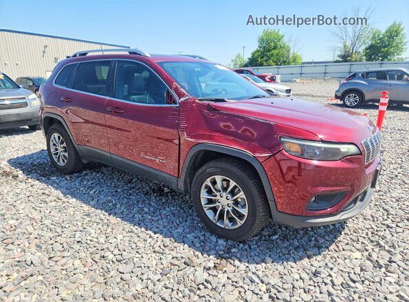 1C4PJMLBXLD584968 2020 JEEP CHEROKEE Maroon წინა მარჯვენა