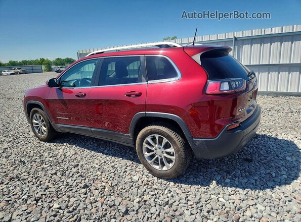 1C4PJMLBXLD584968 2020 JEEP CHEROKEE Maroon უკანა მარცხენა