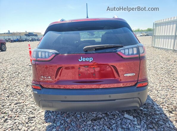 1C4PJMLBXLD584968 2020 JEEP CHEROKEE Maroon უკანა ხედი
