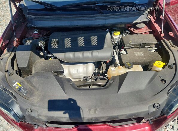 1C4PJMLBXLD584968 2020 JEEP CHEROKEE Maroon ძრავის განყოფილების ხედი