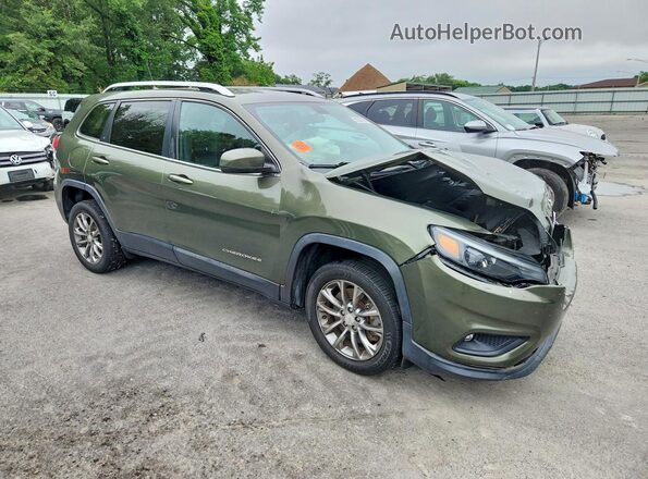 1C4PJMLBXLD602692 2020 JEEP CHEROKEE Зеленый Передняя правая четверть