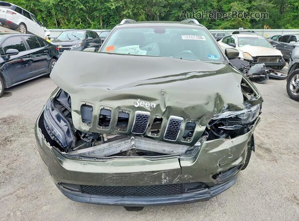 1C4PJMLBXLD602692 2020 JEEP CHEROKEE Зеленый Вид спереди