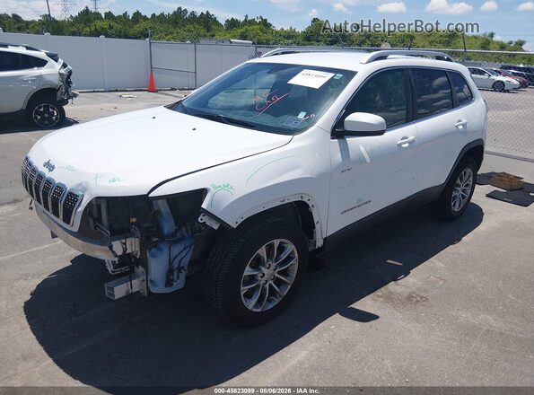1C4PJMLN5KD116350 2019 JEEP CHEROKEE White Vista tres cuartos delantera izquierda