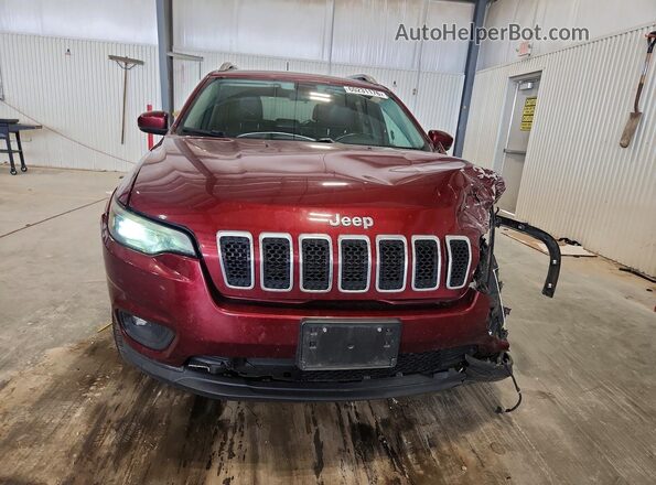 1C4PJMLN5KD117045 2019 JEEP CHEROKEE Maroon Widok z przodu
