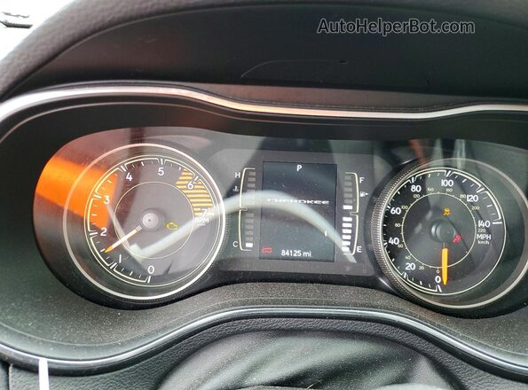 1C4PJMLN6KD335687 2019 JEEP CHEROKEE White Instrument cluster view