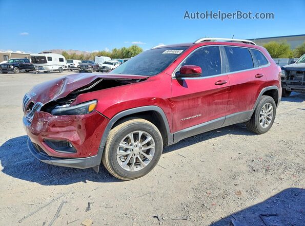 1C4PJMLX2KD101709 2019 JEEP CHEROKEE Red Задня ліва чверть