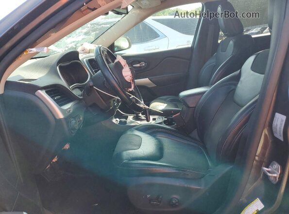 1C4PJMLX3JD514978 2018 JEEP CHEROKEE Gray Widok wnętrza z przodu