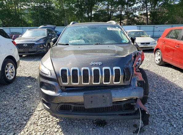 1C4PJMLX3JD514978 2018 JEEP CHEROKEE Gray Widok z przodu